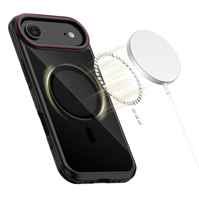 Bild 3, Tech-Protect iPhone Air Skal MagSafe MagHybrid Svart/Röd