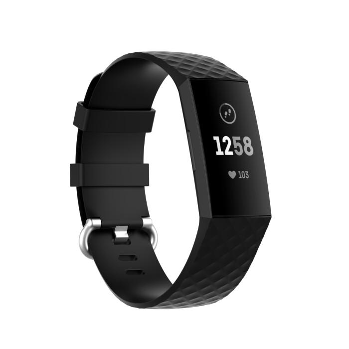 Bild 2, Armband Fitbit Charge 3 / 4 Svart