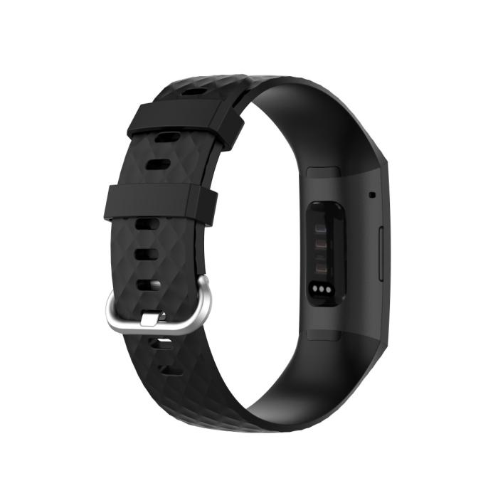 Bild 4, Armband Fitbit Charge 3 / 4 Svart