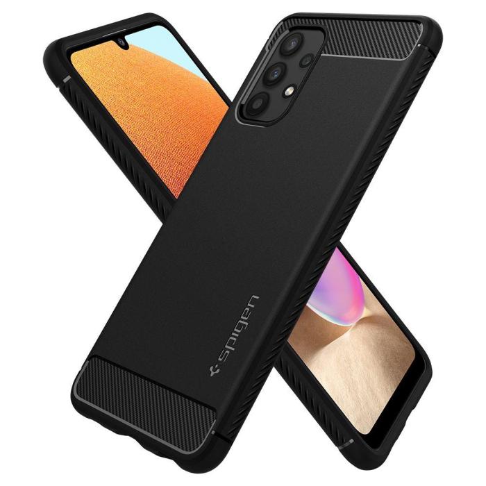 Bild 4, Samsung Galaxy A72 - Spigen Rugged Armor Skal - Matt Svart