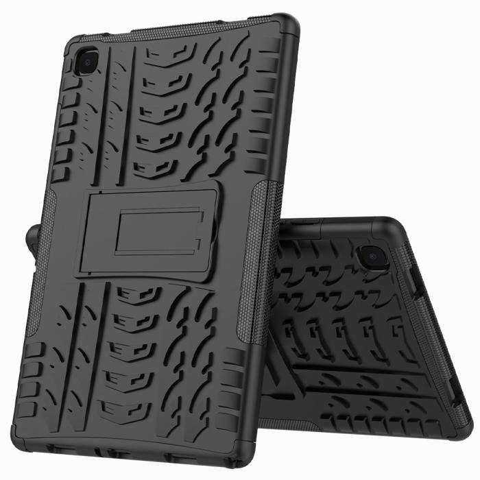 Bild 2, Samsung Galaxy Tab A7 10.4 Skal Rugged Kickstand Armor Svart