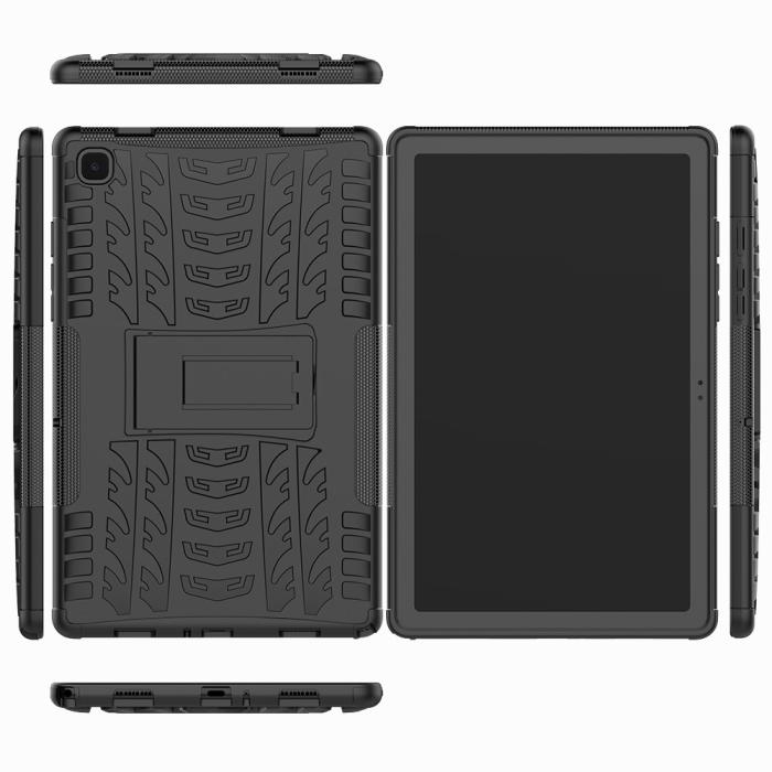Bild 3, Samsung Galaxy Tab A7 10.4 Skal Rugged Kickstand Armor Svart