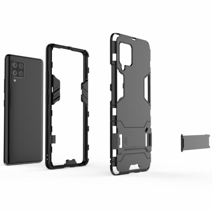 Bild 3, Samsung Galaxy A42 5G - Hybrid Skal Med Kickstand - Svart