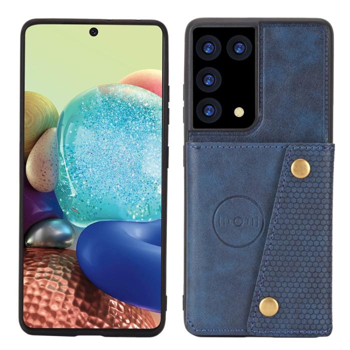Bild 2, Samsung Galaxy S21 Ultra - Läder Skal Med Kortfack