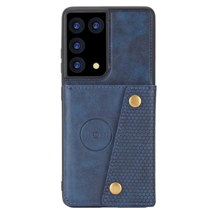 Bild 3, Samsung Galaxy S21 Ultra - Läder Skal Med Kortfack