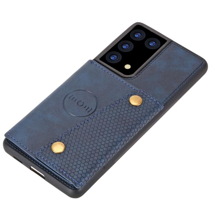 Bild 4, Samsung Galaxy S21 Ultra - Läder Skal Med Kortfack