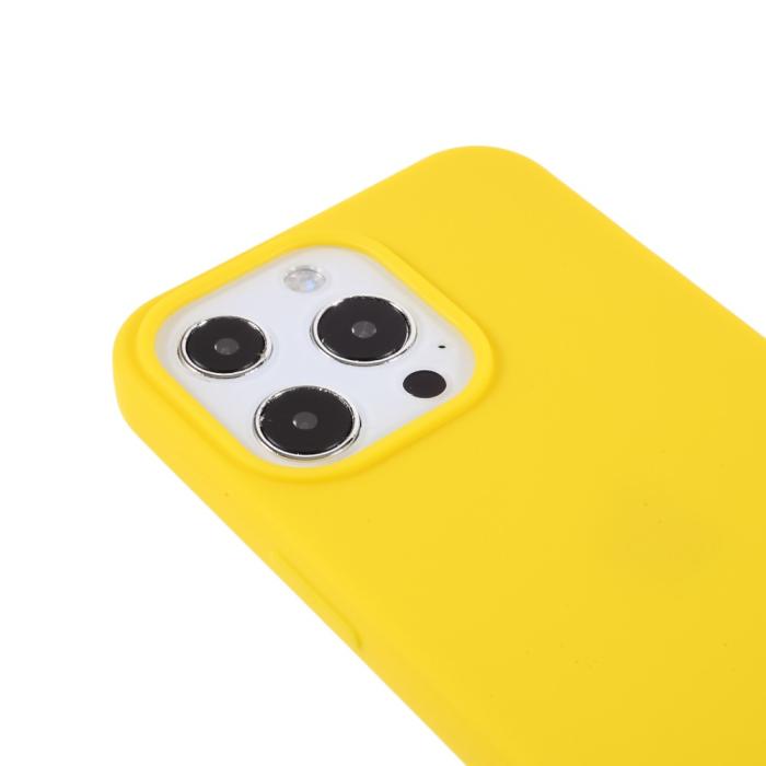 Bild 6, iPhone 13 Pro - Matt TPU Skal - Gul