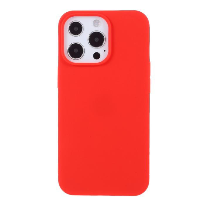 Bild 2, iPhone 13 Pro - Matt TPU Skal - Röd