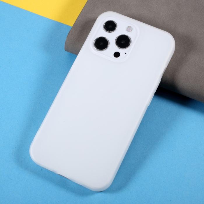 Bild 3, iPhone 13 Pro - Matt TPU Skal - Vit