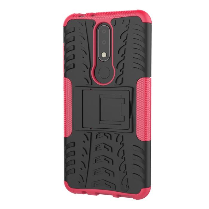 Bild 3, Nokia 5.1 Plus - Ultimata stöttåliga skalet med stöd - Rosa