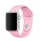 Silikon Armband Apple Watch 42/44/45/49 mm Ljus Rosa (M/L)