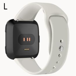 Silikon Armband Fitbit Versa/Versa 2/Versa Lite - Ljus Beige