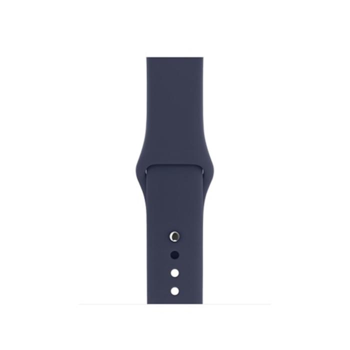 Bild 3, Silikon Armband Apple Watch 42/44/45/49 mm Navy Blue (M/L)