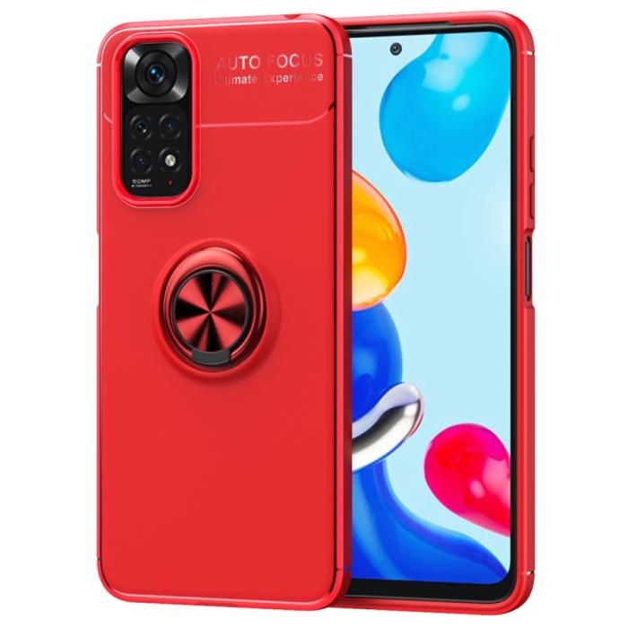 Bild 1, Xiaomi Redmi Note 11 4G Skal Ring Röd