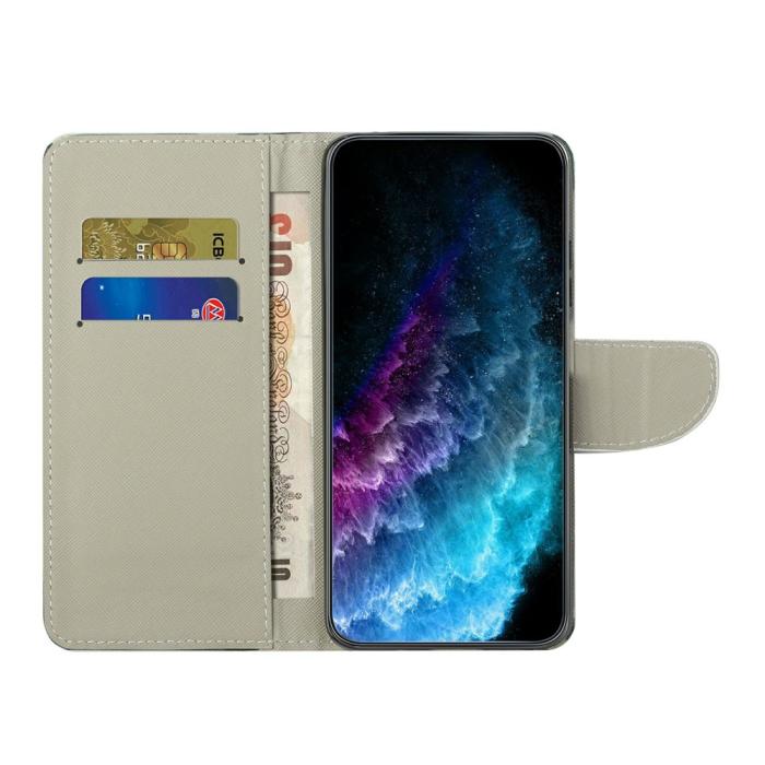 Bild 2, Motorola Moto G86 Power/G86 5G Fodral Läder Ugglor