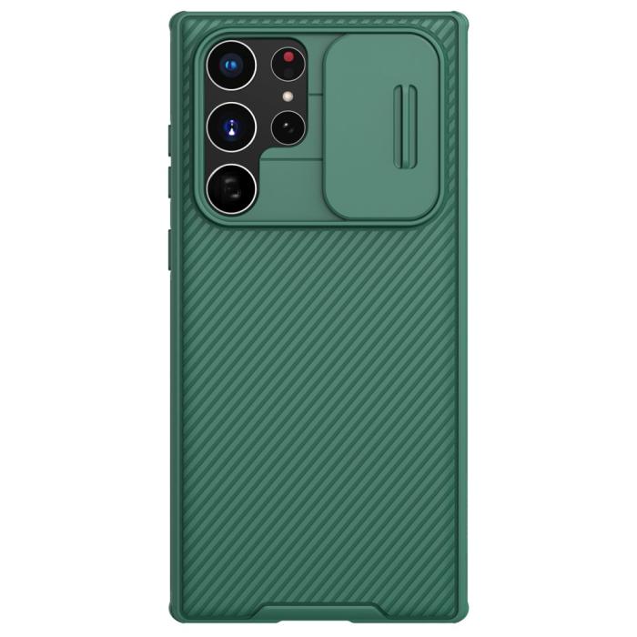 Bild 1, NILLKIN Samsung Galaxy S22 Ultra Skal CamShield Pro Grön