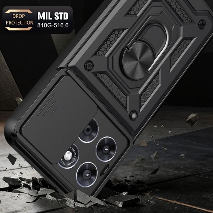 Bild 4, Tech-Protect Motorola Moto G67/G77 Skal CamShield Pro Svart