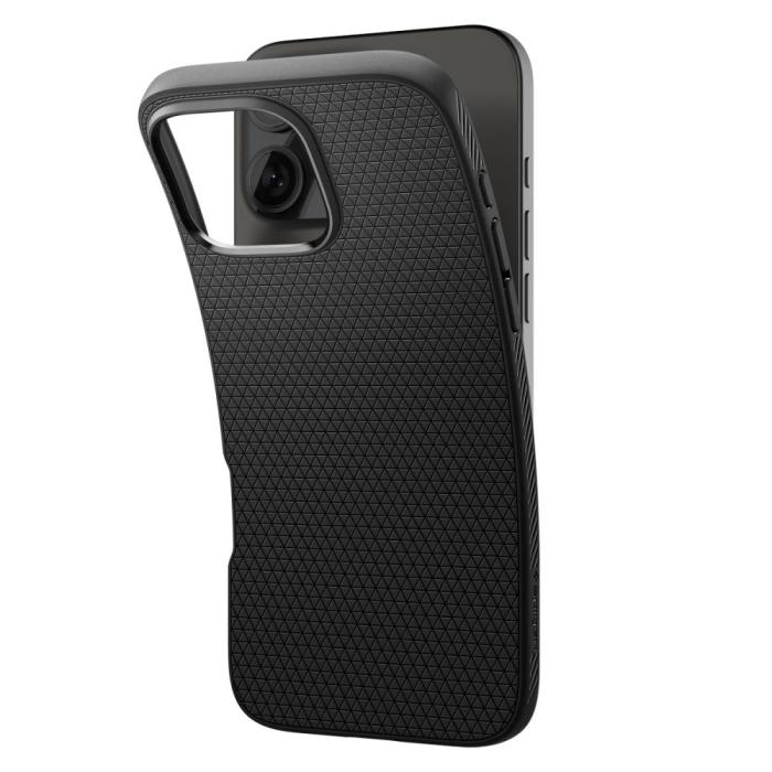 Bild 5, Spigen iPhone 16 Pro Skal Liquid Air Matt Svart