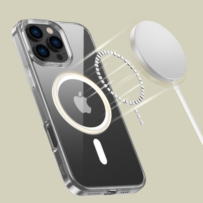 Bild 5, Tech-Protect iPhone 16 Pro Max Skal MagSafe FlexAir Hybrid Transparent