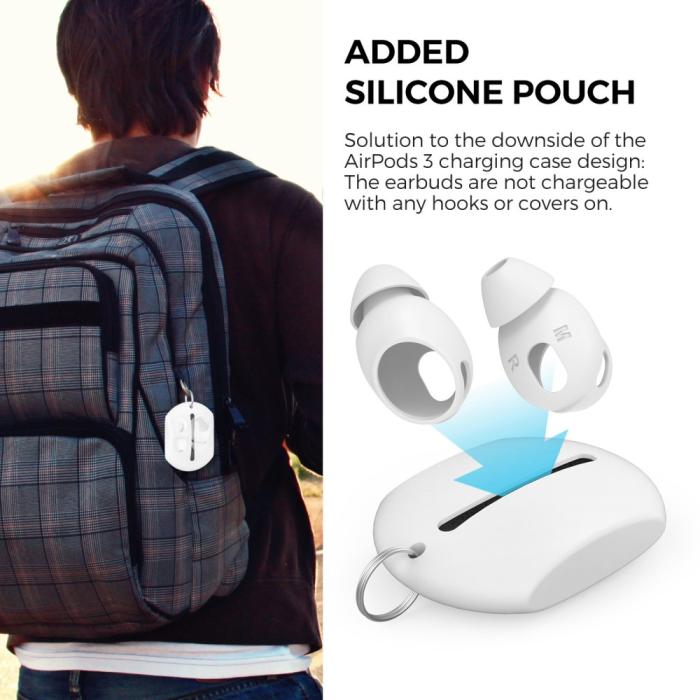 Bild 4, AHASTYLE Airpods 3 Öronpluggar 3-PACK Svart