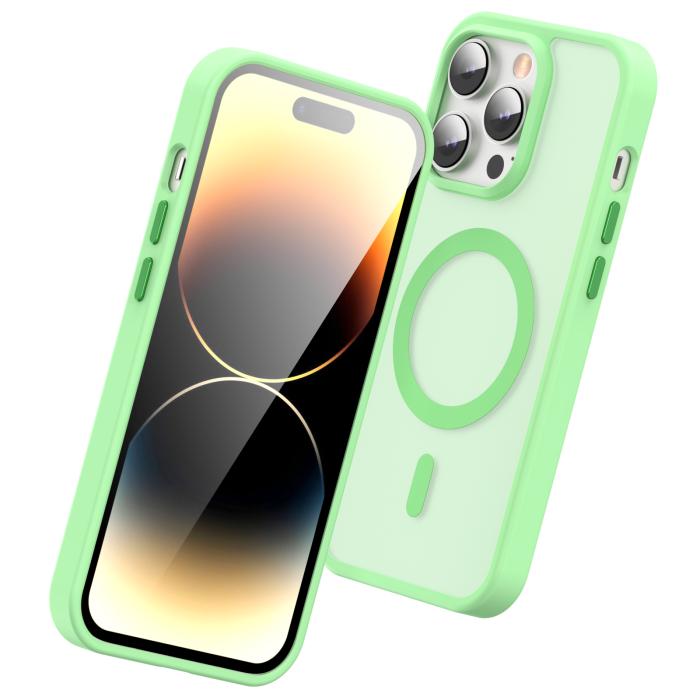 Bild 3, ColorPop iPhone 14 Pro Max Skal CH MagSafe Matt Ljus Grön