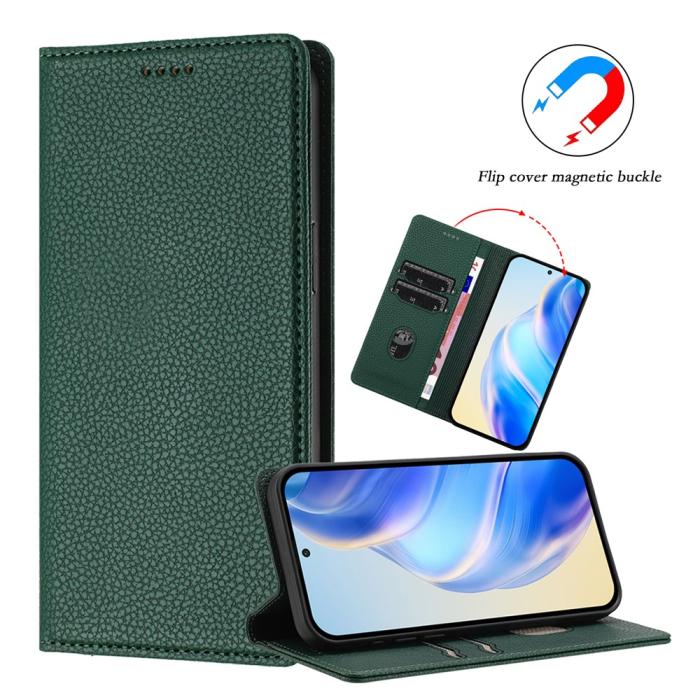 Bild 5, Google Pixel 10/10 Pro / 9/9 Pro Fodral RFID Litchi Läder