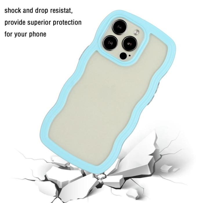 Bild 3, iPhone 14 Pro Max Skal Wavy Hybrid Blå