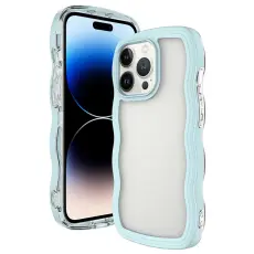 iPhone 14 Pro Max Skal Wavy Hybrid Gr&ouml;n