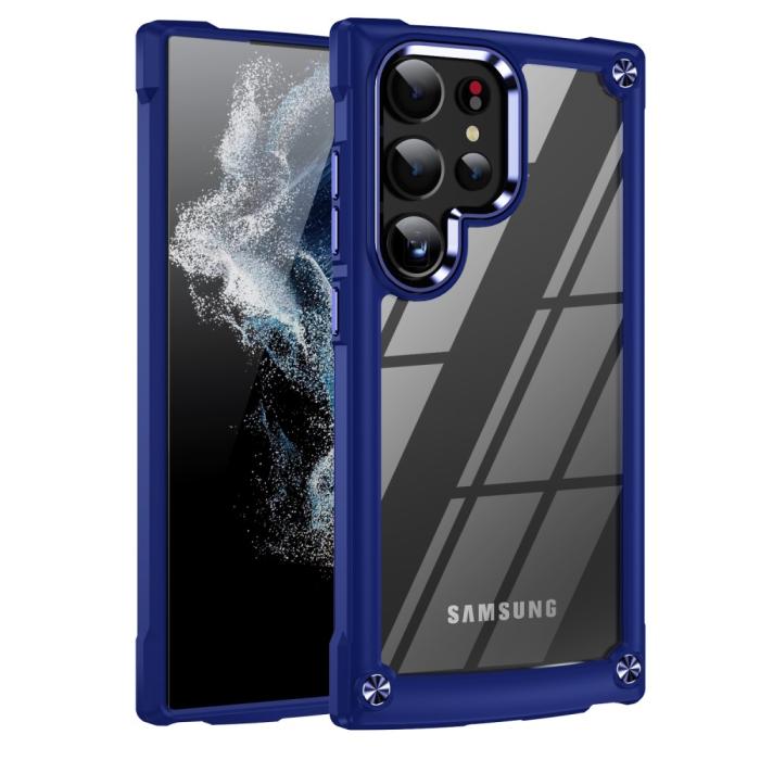 Bild 1, Galaxy S24 Ultra Skal Shockproof Hybrid Armor Blå