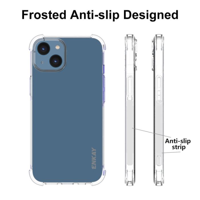 Bild 2, ENKAY iPhone 14 Skal Shockproof TPU Transparent