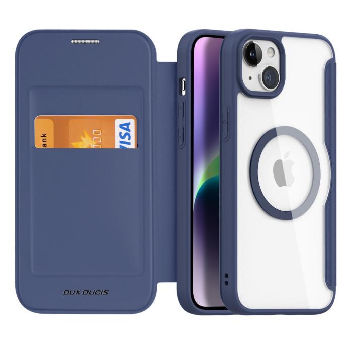 Bild 2, DUX DUCIS iPhone 15 Plus Fodral MagSafe Skin X Pro Blå