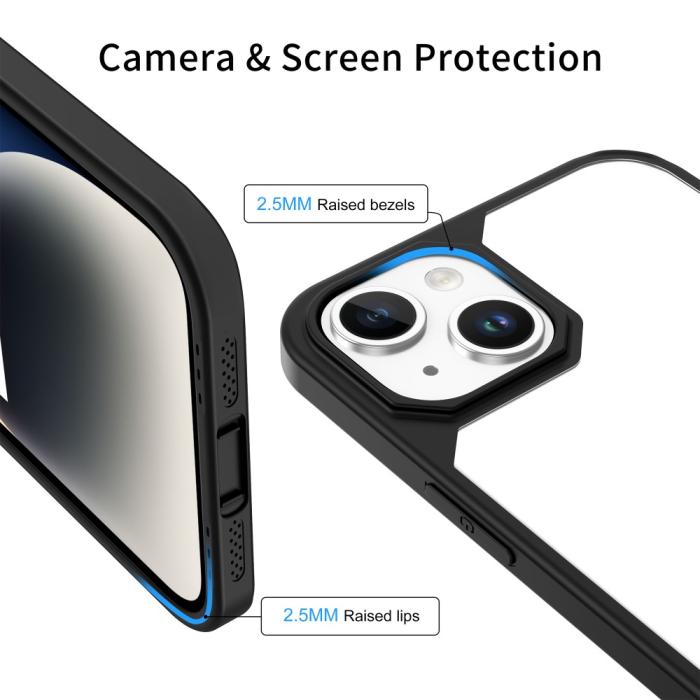 Bild 3, LEEU DESIGN iPhone 15 Plus Skal Hybrid Svart