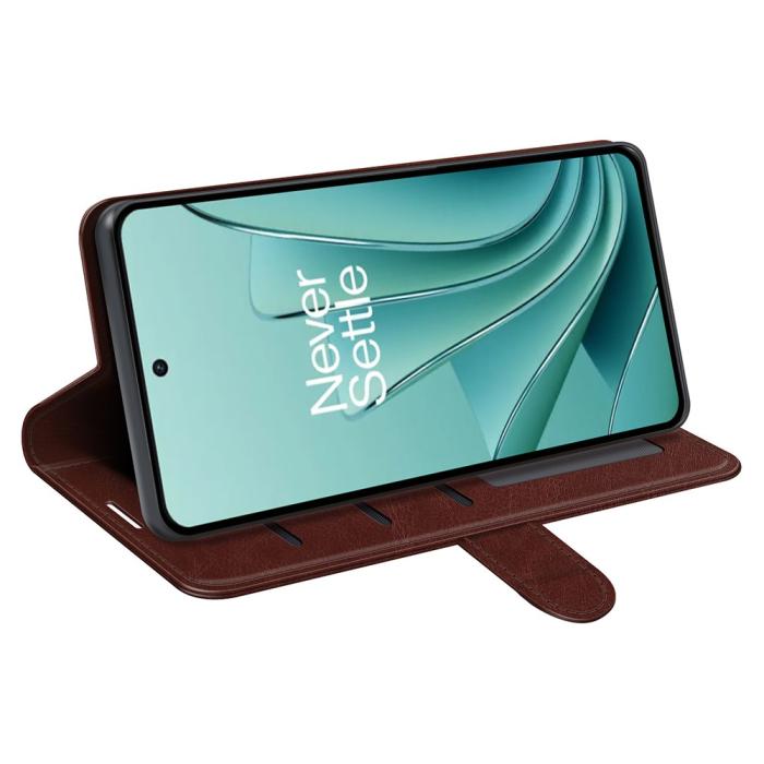 Bild 3, OnePlus Nord 3 5G Fodral Crazy Horse Läder Brun