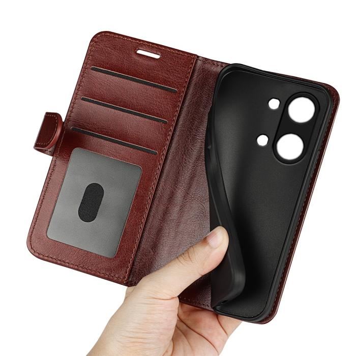 Bild 4, OnePlus Nord 3 5G Fodral Crazy Horse Läder Brun