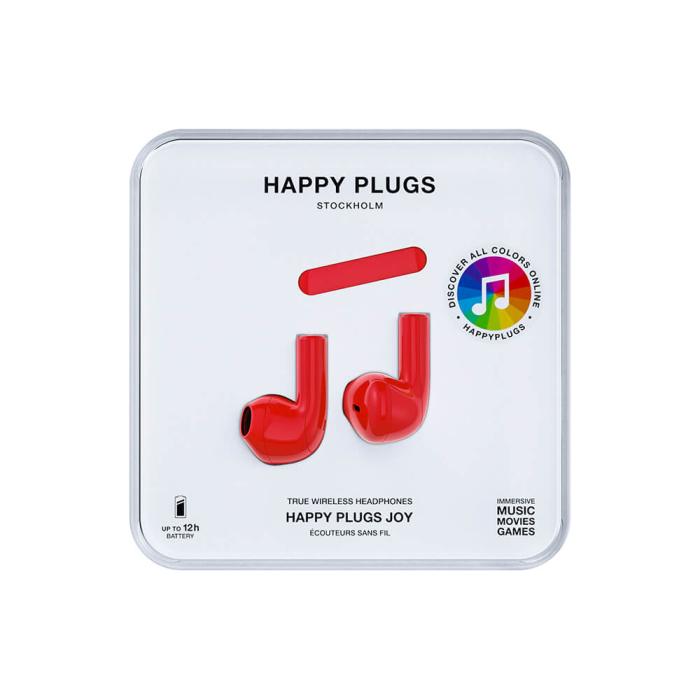 Bild 2, Happy Plugs Joy Hörlurar In-Ear TWS Röd
