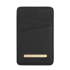 ONSALA Korthållare Saffiano Svart