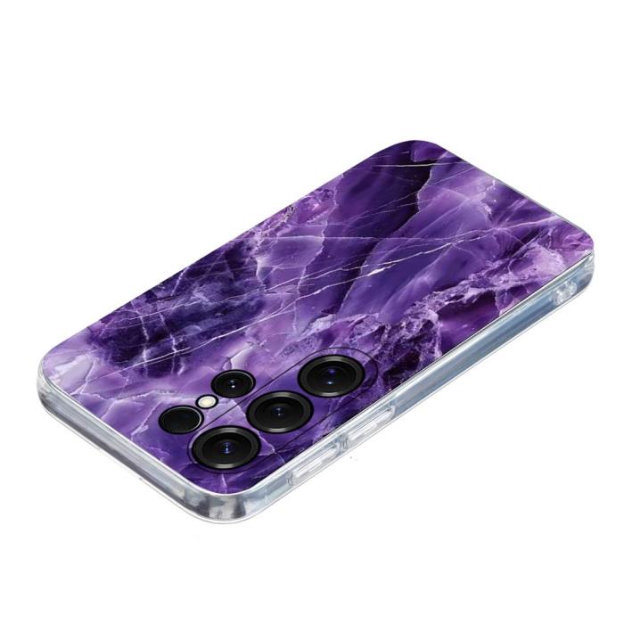 Bild 4, Samsung Galaxy S26 Ultra Skal Marmor TPU Lila