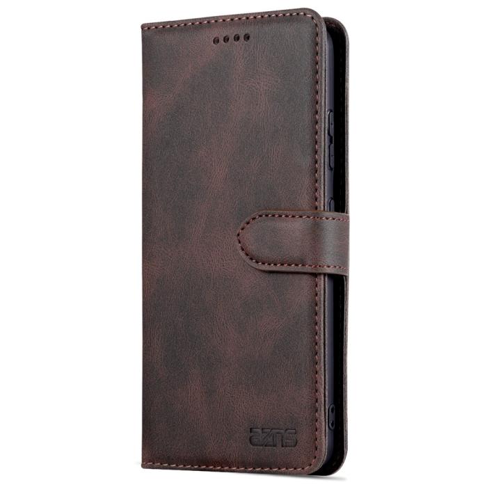 Bild 2, AZNS Samsung Galaxy S22 Plus Fodral Retro Textur Brun