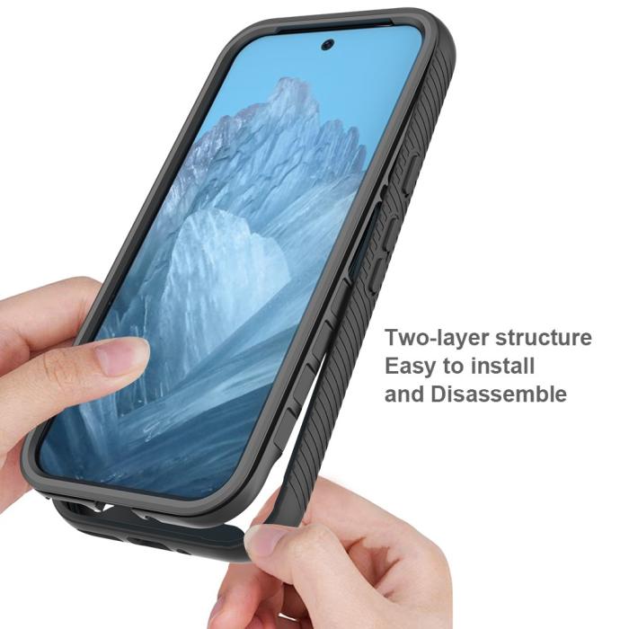 Bild 2, Google Pixel 9/9 Pro Skal Hybrid Defense Svart