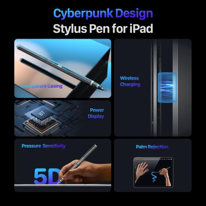 Bild 3, DUX DUCIS Digital Active iPad Stylus Touchpenna (Magnetisk Laddning)