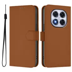 Xiaomi Redmi Note 14 Pro/Pro Plus 5G Fodral L&auml;der Brun
