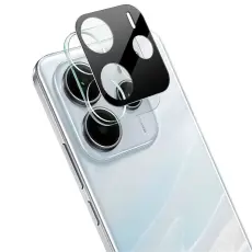 IMAK Redmi Note 14 5G Linsskydd H&auml;rdat Glas Svart