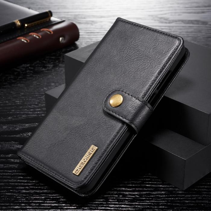 Bild 1, Huawei P30 Lite - DG.MING Fodral/Magnet Skal - Svart