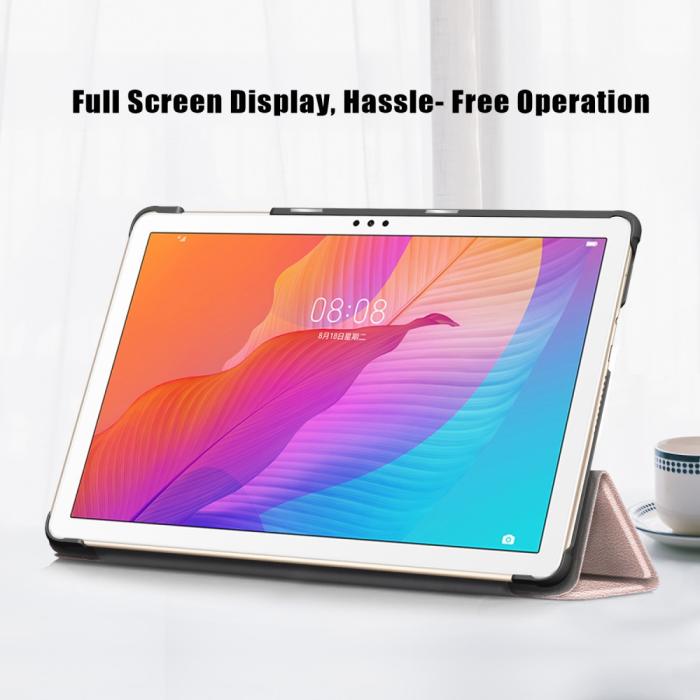 Bild 4, Huawei MatePad T 10 / T 10s - Tri-Fold Fodral - Roséguld