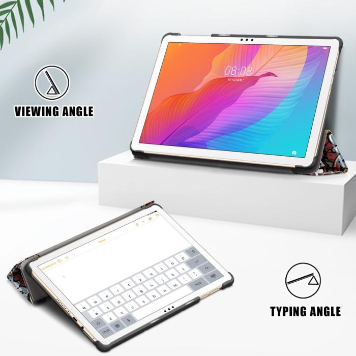 Bild 2, Huawei MatePad T 10 / T 10s - Tri-Fold Fodral - Graffiti