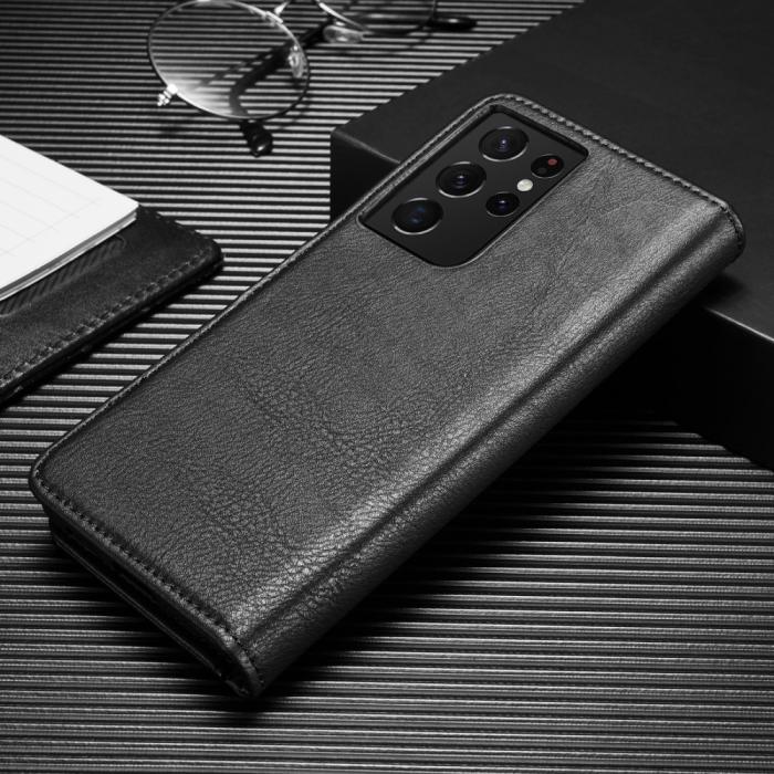 Bild 2, Samsung Galaxy S21 Ultra - DG.MING 2in1 Magnet Fodral - Svart