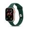 Silikon Armband Apple Watch 42/44/45/49 mm Mörk Grön