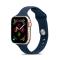 Silikon Armband Apple Watch 42/44/45/49 mm Mörk Blå