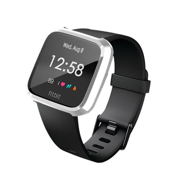 Bild 5, Heltäckande Skal Fitbit Versa Lite - Silver