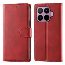 Xiaomi 17T Pro Fodral L&auml;der R&ouml;d